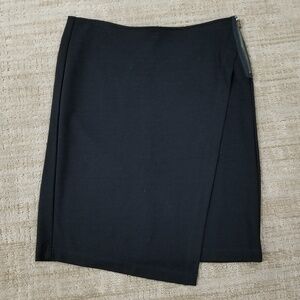 CAbi Black Wrap Style Straight Skirt-Size 4